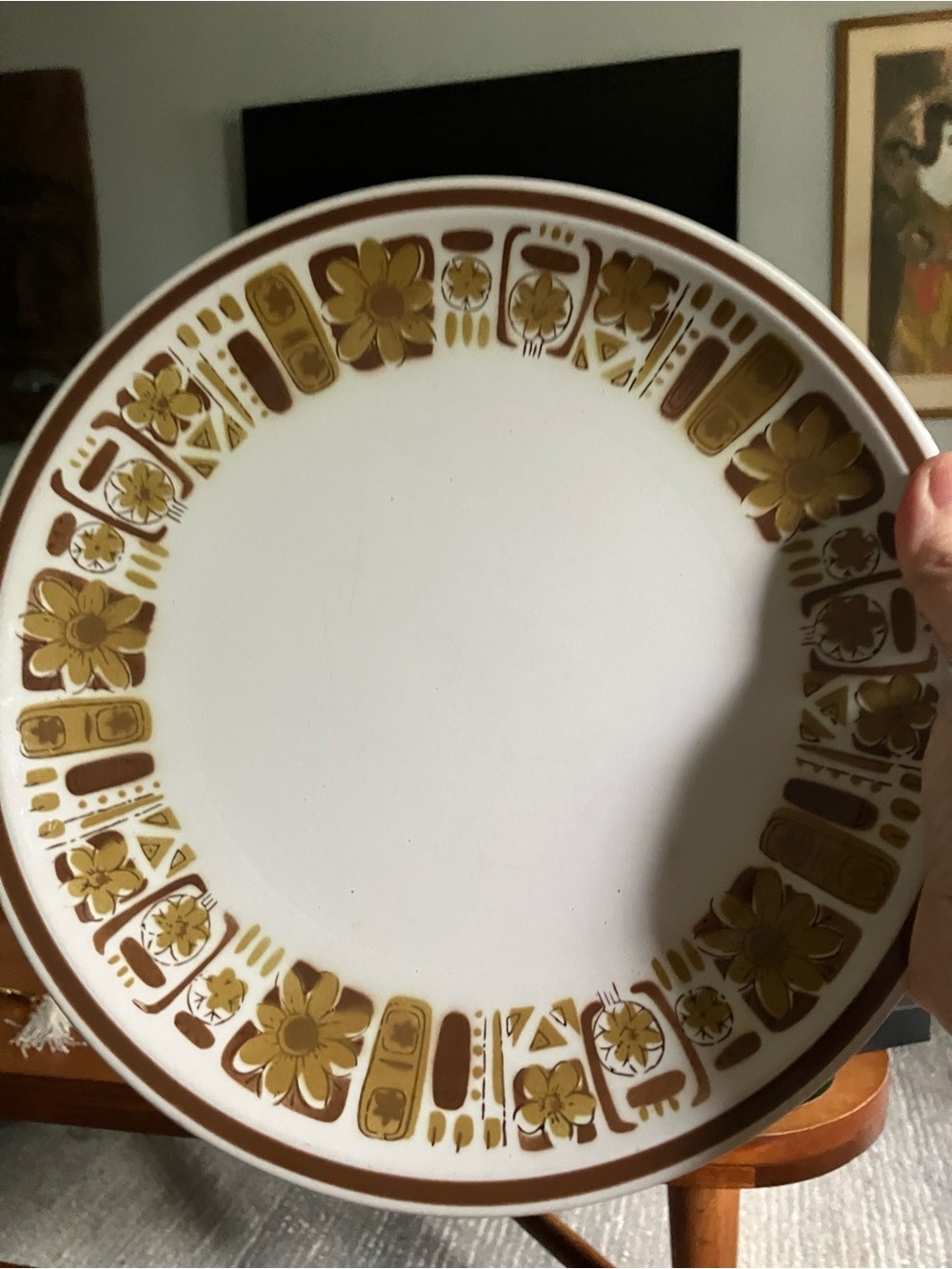 4 Midcentury Japanese Ceramic Guild Dinner Plates!